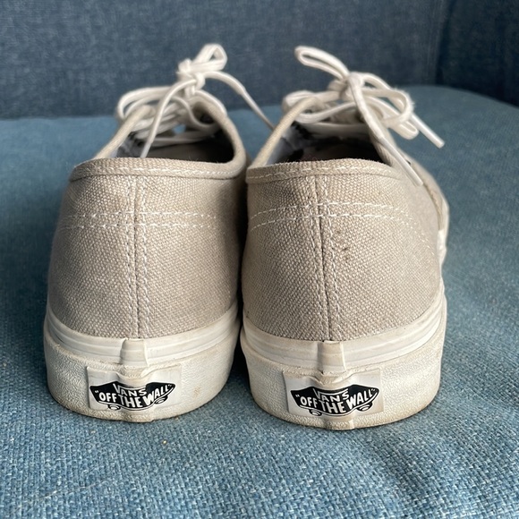 Light grey canvas Vans - Picture 3 of 4